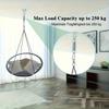 Large Load Capacity Hanging Chair Swing Spring 360 Degree Rotation Swivel Mount Chain  Outdoor