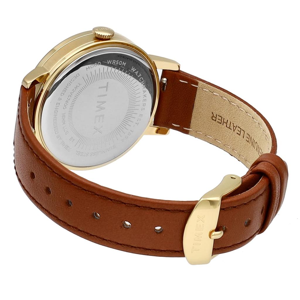 TIMEX Trend Кварцевые 5 АТМ Водонепроницаемые Минеральное Стекло Слоновая Кость Унисекс Часы, Механизм, Водостойкость, Стекло, Циферблат, TW2V67400, [Оригинал]