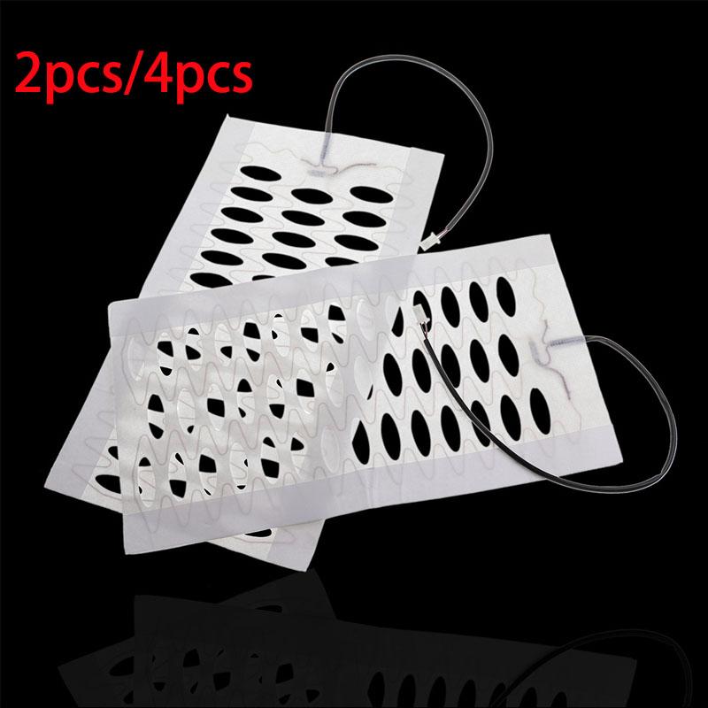 2x/4x 12 В, универсальные чехлы на сиденья автомобиля с подогревом, коврик из углеродного волокна с подогревом, грелка для автокресла, зимний теплый коврик с подогревом, 48 см x 27 см