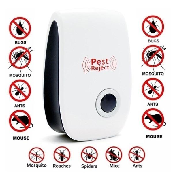 US/EU Plug Ultrasonic Electronic Indoor Anti Mosquito Rat Mice Insects Pest Bug Control Repeller