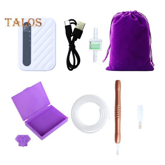 Электрическая ручка для алмазного искусства, перезаряжаемая вакуумная ручка, инструмент для искусственного алмазного искусства с сумкой для хранения для рукоделия в области алмазного искусства