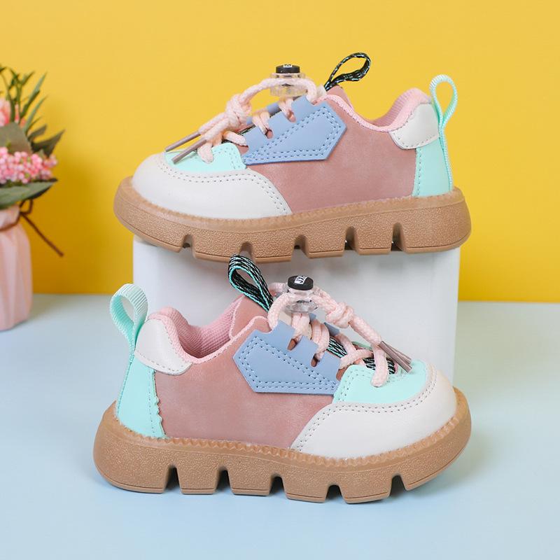 Sneakers for Kids Boys Girls Children's High Quality Velcro Sport Shoes Breathable Tennis Shoes Soft Sole Anti-slip Running Shoes