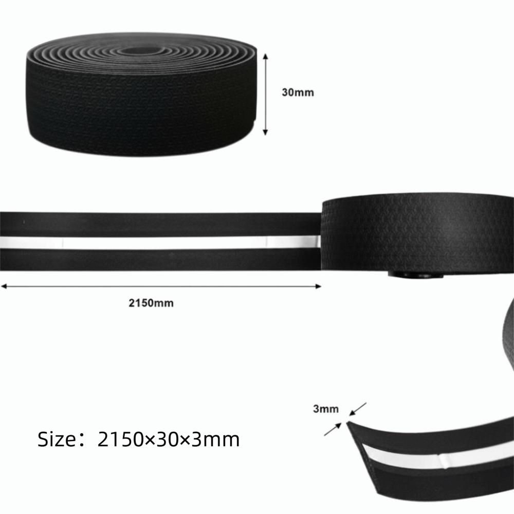 Shockproof Bike Bar Tape with End Plugs Bicycle Handlebar Tape Road Bike Handlebar Tape Fixie