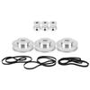 3 Sets Timing Belt Pulley Set Bore 20 Teeth 60 Teeth 2GT610 852 1220 Mm Belts