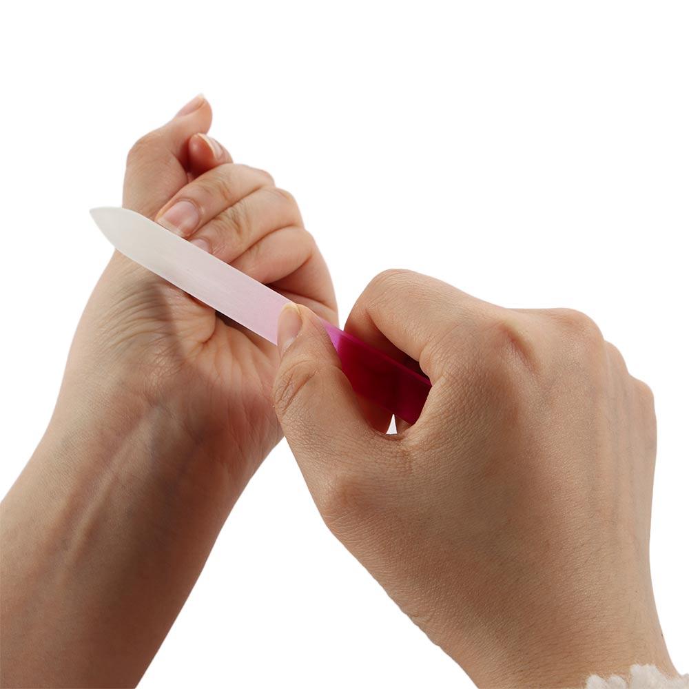 Sale Durable Beauty Buffer Nail Art Files Manicure Device Crystal Glass File