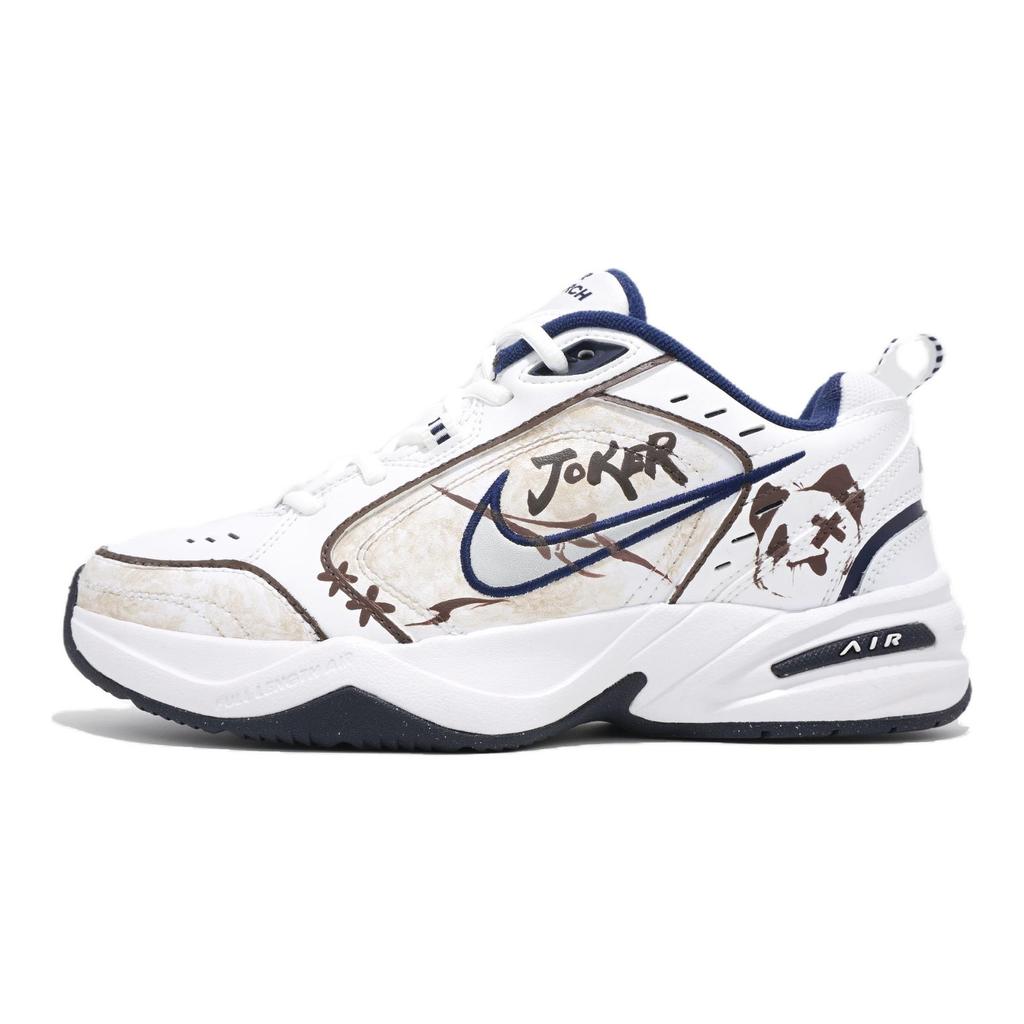Nike Air Monarch 4 Замша Коровья Нескользящие, Износостойкие, Увеличивающие Рост Низкие Массивные Кроссовки 415445-102(Команда545-)