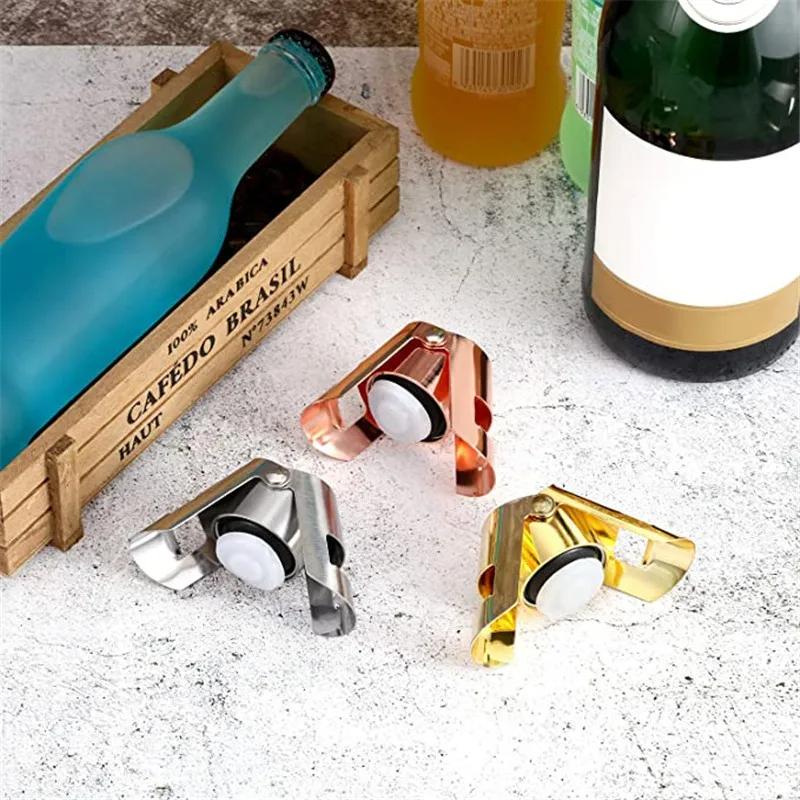 Пробка для шампанского из нержавеющей стали, герметик для бутылок шампанского, герметик для бутылок игристого вина, герметичный пузырь