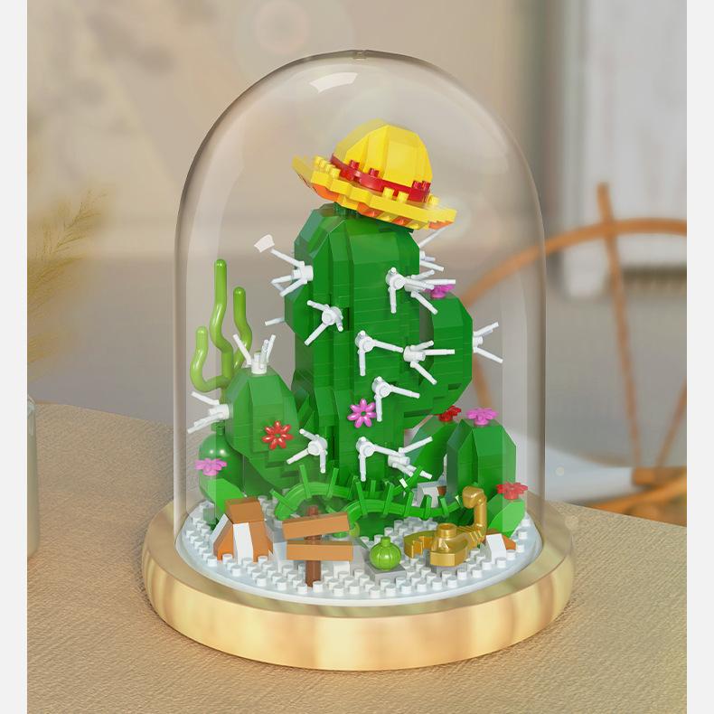 Строительный блок Игрушка Подсолнух Бессмертие Цветок Сборка Микрочастиц Головоломка Строительный блок Цветок Подарок Украшение Игрушка Подарок Девочке