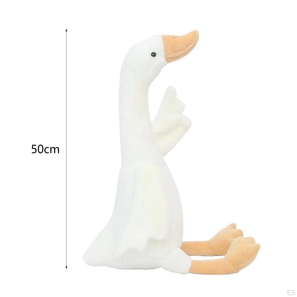 Adorable Swan Stuffed Animal Cushion Pillow Doll Cute Ducks Plush Toy Animals for Bedroom