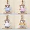 Plush Bear Keychain Cute Cartoon Stuffed Toy For Kids And Adults