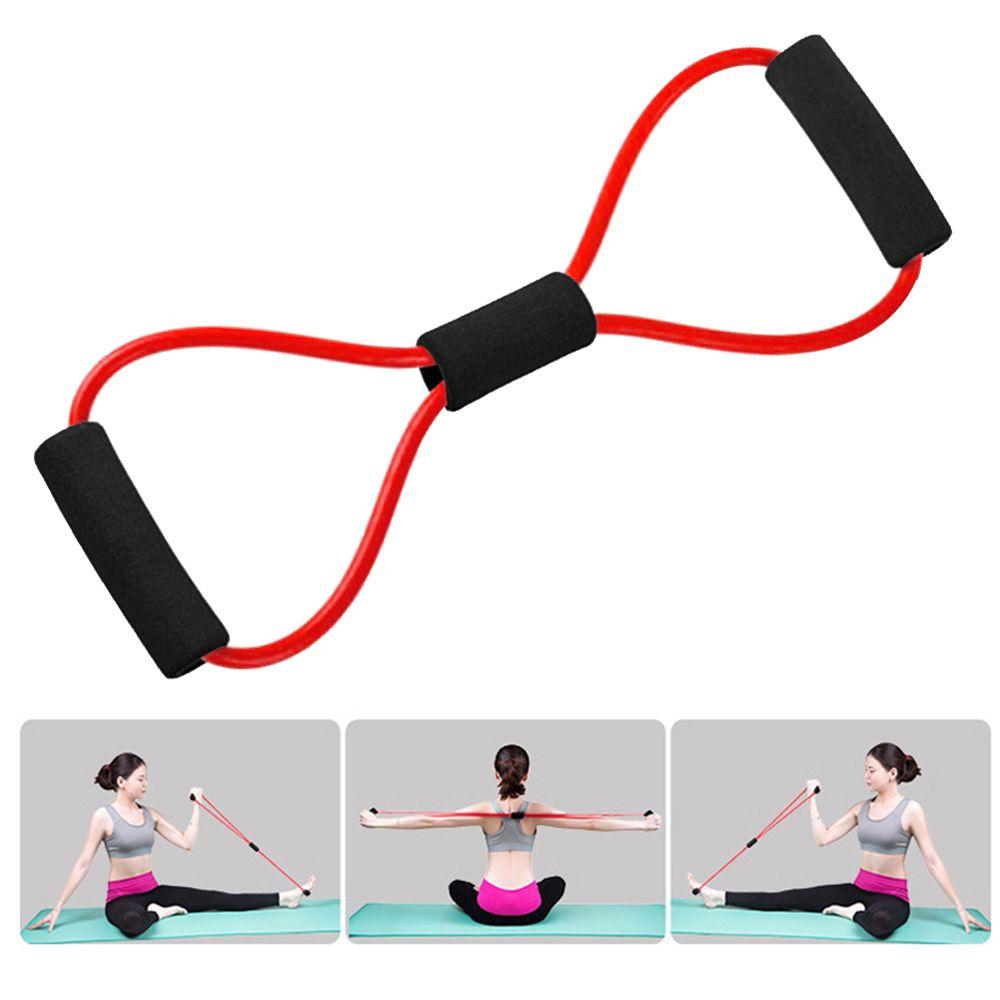 Exercise Training Expander Arm Strength Pull Rope Yoga Band Resistance Bands 8 Word Chest Expander
