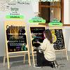 Флуоресцентная А-образная меловая доска для тротуара для витрины магазина