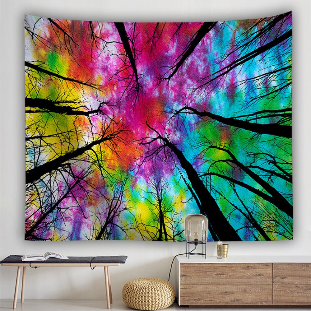 Богемная подвесная ткань, обои для комнаты, спальни, фоновый гобелен, персонализированный гобелен, украшение для гостиной, живопись