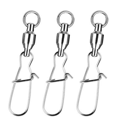 Подшипниковый вертлюжок Atibin Strong Lure для и быстрые застежки для 25 штук вертлюжков, застежек, вертлюжков, рыбалки, джиггинга, луфаря, 25 кг,