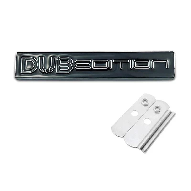 3D Металлический автомобиль DUB EDITION Передняя решетка капота Задний багажник Эмблема Наклейка Наклейки Аксессуары