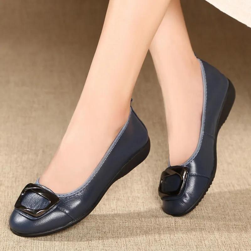 Туфли на плоской подошве женские туфли-лодочки женские туфли из натуральной кожи женские туфли мокасины балетки женские туфли большого размера 41 42