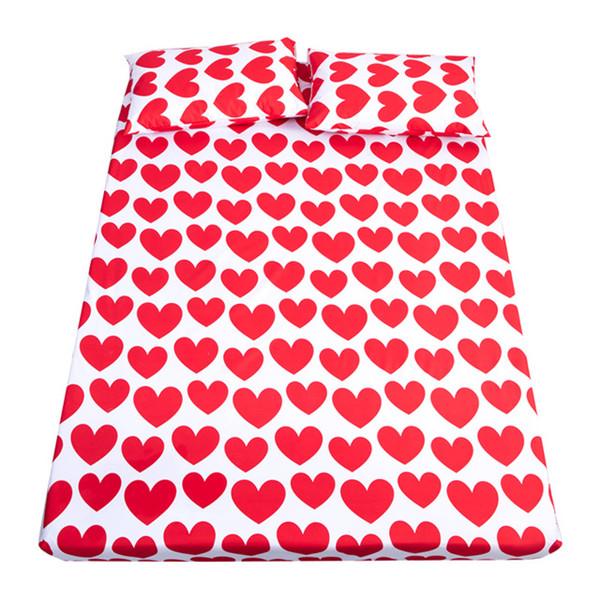 Супер водонепроницаемая простыня из 3 предметов, гладкий наматрасник, покрывало с глубоким карманом, дышащее мягкое покрывало, постельное белье (С 2 наволочками)