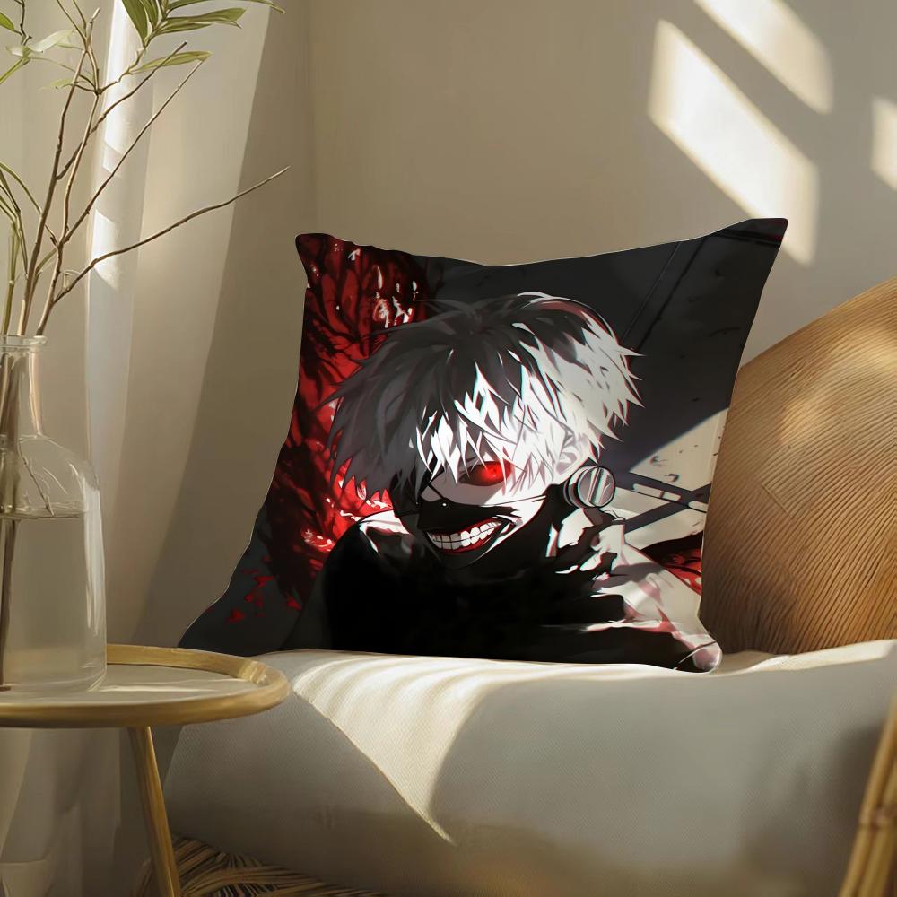 Чехол на подушку Tokyo Ghoul с принтом для гостиной, дивана, декора спальни