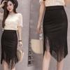 Модные юбки до колена, женские летние новые офисные женские элегантные повседневные сумки, модная юбка на бедрах