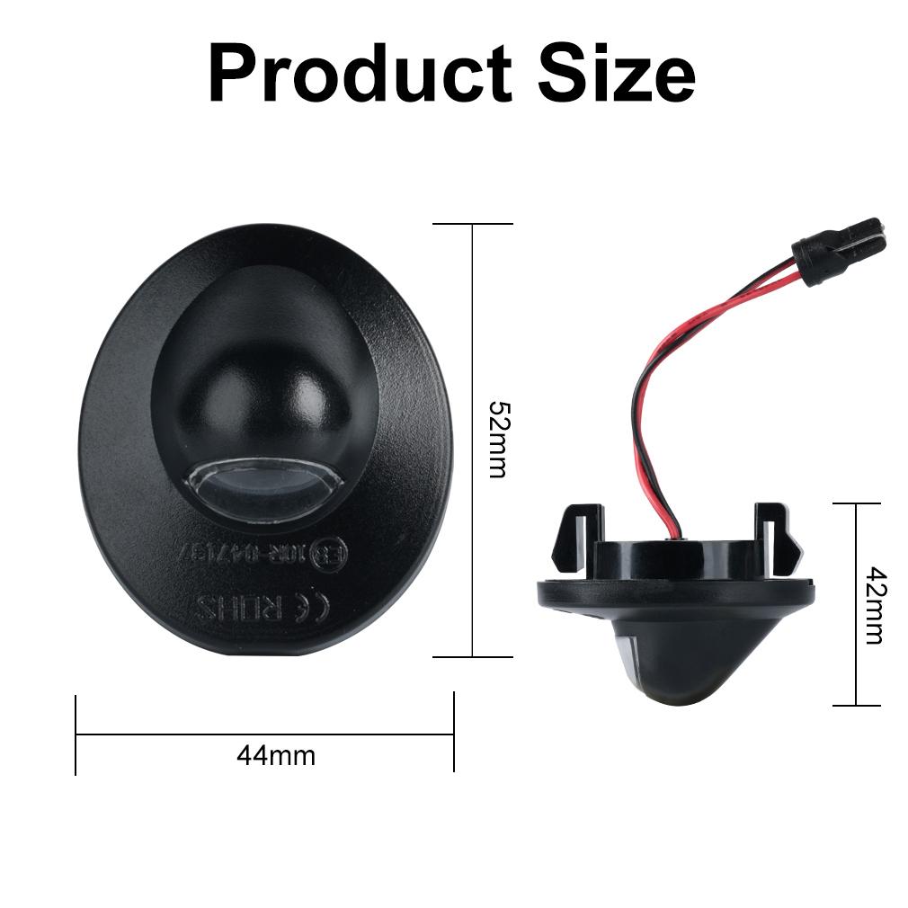 Автомобильная светодиодная подсветка номера, 2 шт., лампа для номерного знака, лампа Canbus 6500K, 12 В для Ford Ranger Explorer F-150 F-250 F-350 F150