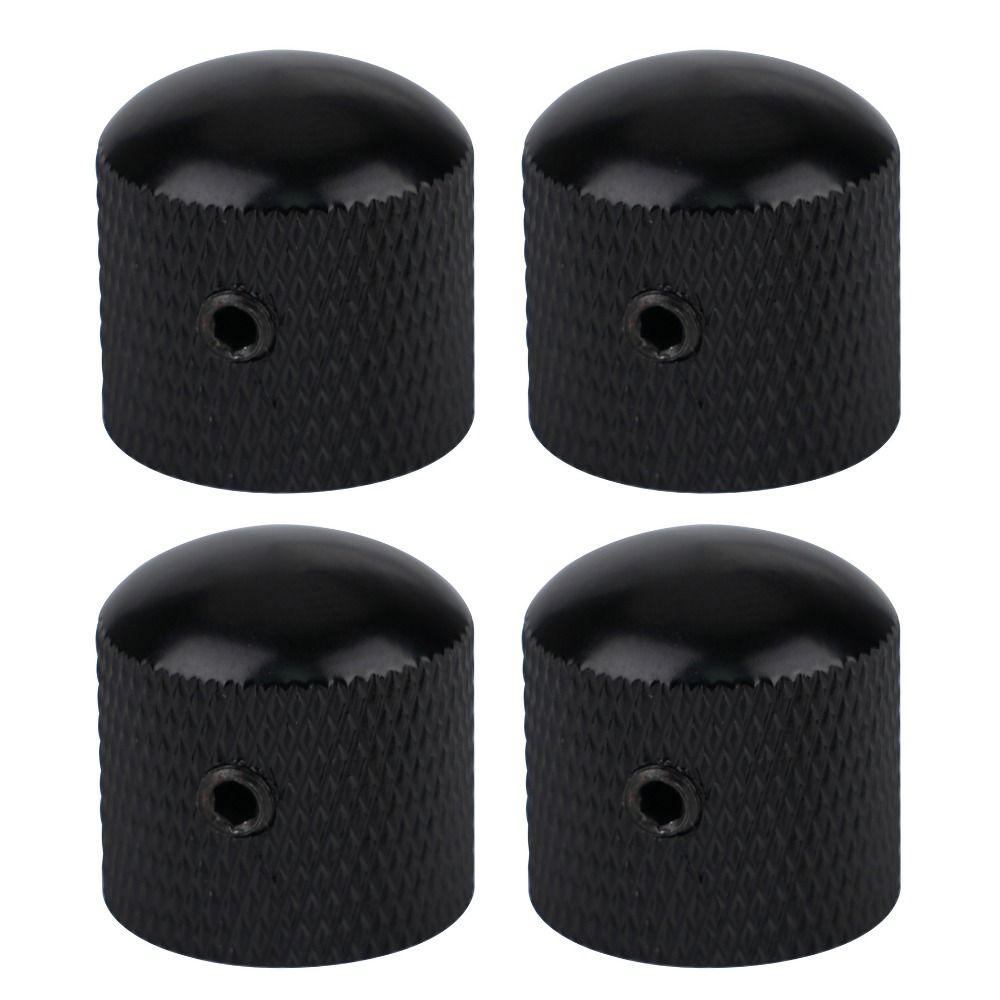 4 Pcs Enhanced Tone Control Metal Guitar Knobs Durable Tone Volume Knob Replacement Bass