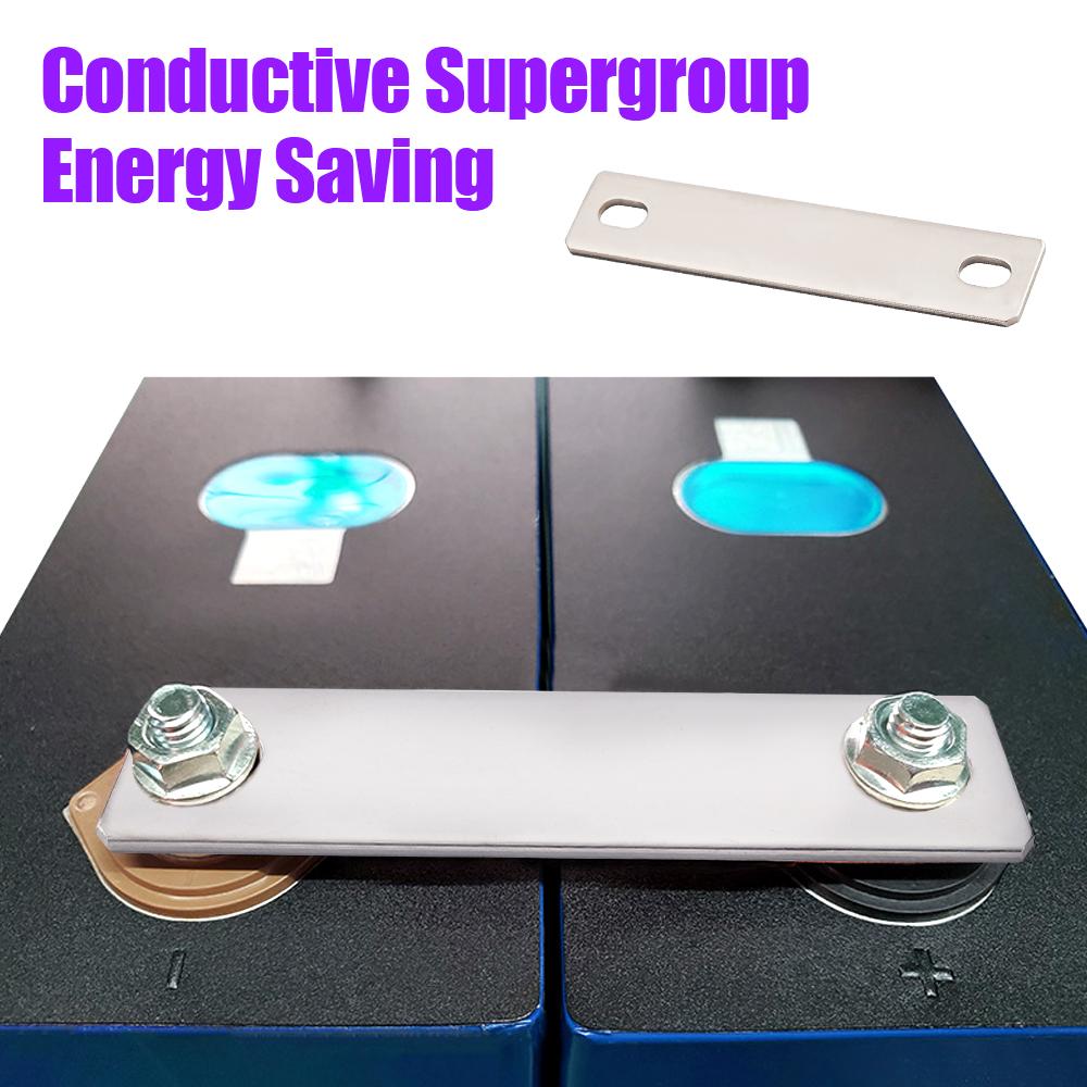 Медный соединитель 72 мм расстояние между отверстиями M6 Шина Аккумуляторный соединитель Для 100 Ач 280 Ач 310 Ач 320 Ач Литиевый аккумулятор Ток