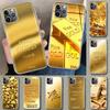 Чехол-бампер с узором из тонкого золота для iPhone 11 12 13 Mini 14 15 Plus 16 Pro Max 17 Air 7 8 + SE Художественный Индивидуальный Fundas