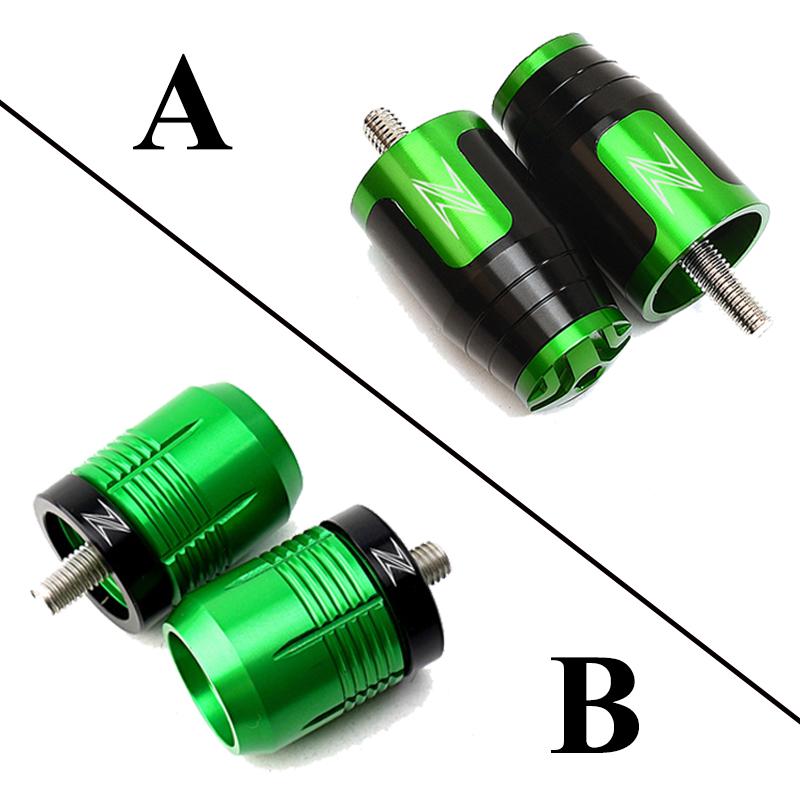 Motorcycle Aluminum Handlebar Handle Bar Ends Anti Vibration Plug for KAWASAKI Z900 Z900RS Z1000/SX Z400 Z750 Z800