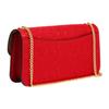 Coach Morgan 20 Gold Horse And Carriage Logo Embossed Print Leather Chain Bag Women shoulder bag Red CF942-IMRZP