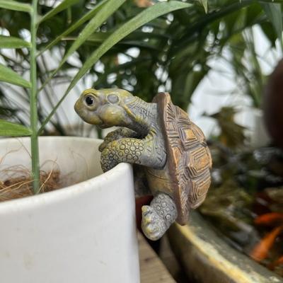 Забавные 3D Черепаха Подвесные украшения ручной работы Декоративные маленькие черепахи Подвесные мультяшные имитационные черепахи Украшения для дома