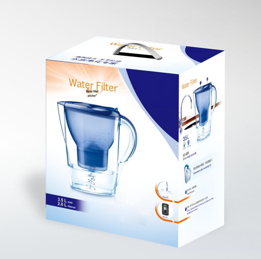 Кувшин-фильтр для воды с угольным фильтром для кухни