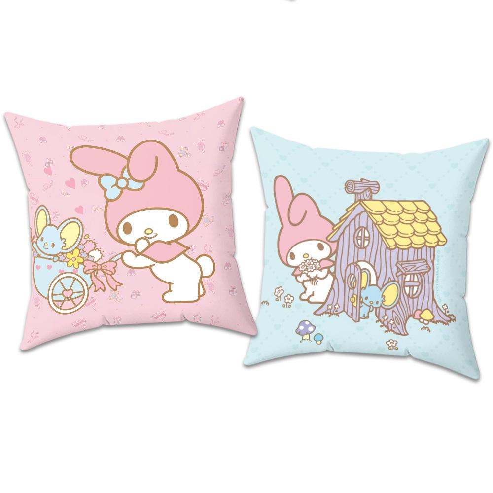 Декоративные подушки Sanrio для дивана Наволочка Декор Мелоди Наволочка для гостиной 45X45 Чехлы для подушек Домашний декор 45X45См