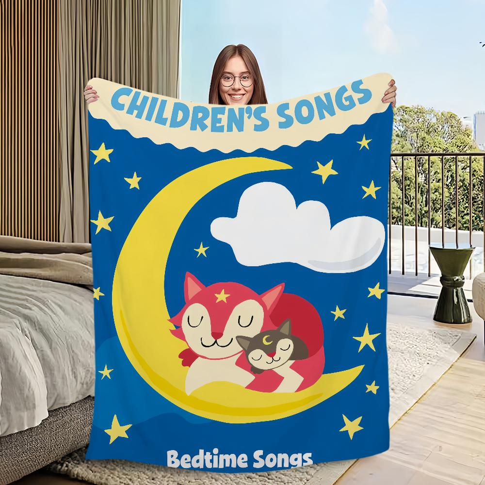 Песни на ночь Тони милые испанские колыбельные Фланелевый теплый комфорт мягкий плюшевый плед для дивана гостиной спальни путешествий подарок