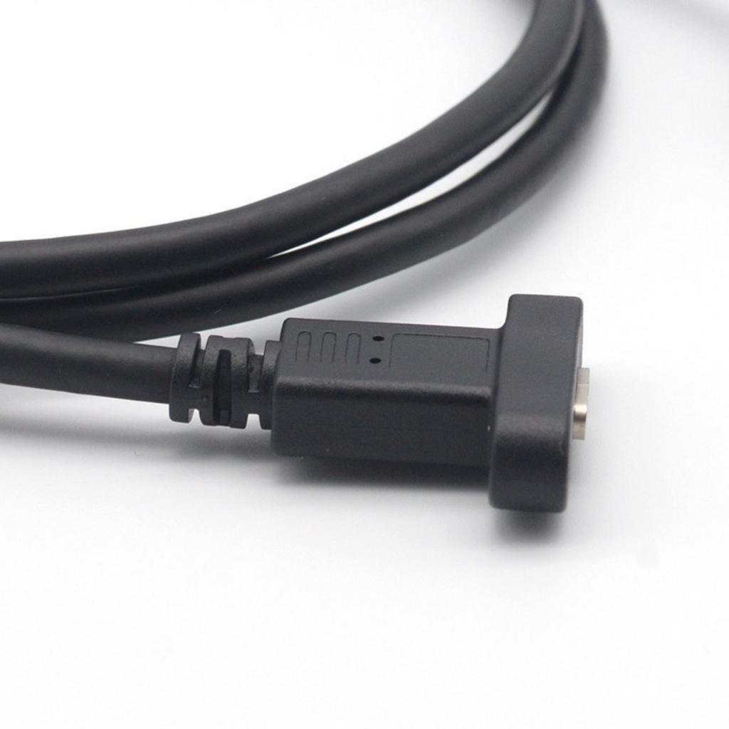 Длина 30-100 см, удлинительный кабель USB C для крепления на панель, переходник с разъема «папа-мама» на кабель для компьютеров и принтеров