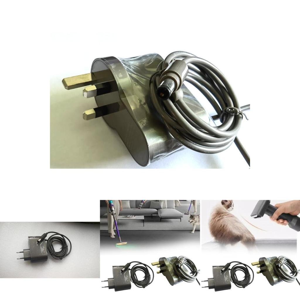 Зарядное устройство для пылесоса Dyson с индикатором для совместимости с напряжением ЕС и Великобритании