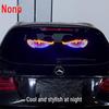 Dynamic Devil Eye LED Car Windshield Sticker - Front & Rear