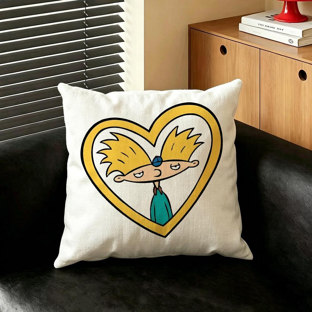 Cartoon HHey AArnold Cushion Cover Creative  pillowcases for interior decoration office living room home Car hot