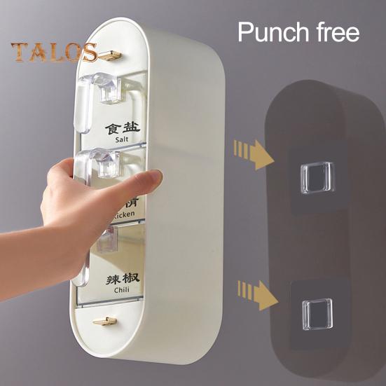 Коробка для специй Интегрированный пылезащитный материал из полипропилена Практичный контейнер для специй без перфорации Товары для дома