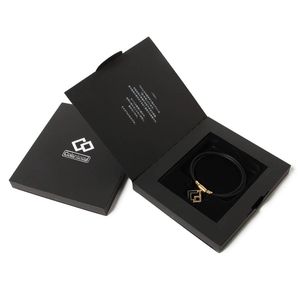 Colantotte TAO Ожерелье AURA Премиум Набор с Полотенцем для рук Золото, Большой, ABAPH52L, Оригинал, 3 предмета