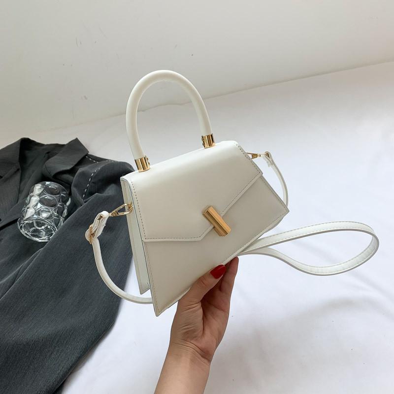 Trendy Small Square Shoulder Bag For Women Chic And Simple Handbag With Lock Summer 2023