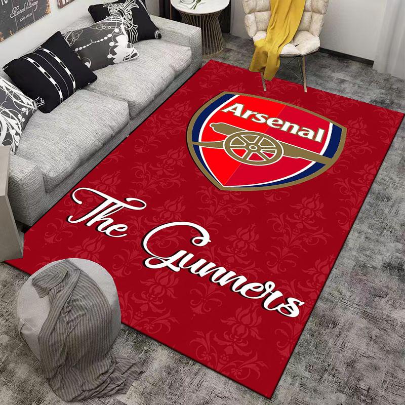 Arsenal The Gunners carpet Designed floor mat, suitable as a non-slip mat for the living room or bedroom sofa