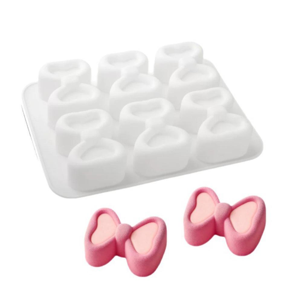 6 Cavities Silicone Chocolate Mould 3D Mousse Cake Mold Jelly Pudding Mold  Kitchen Baking