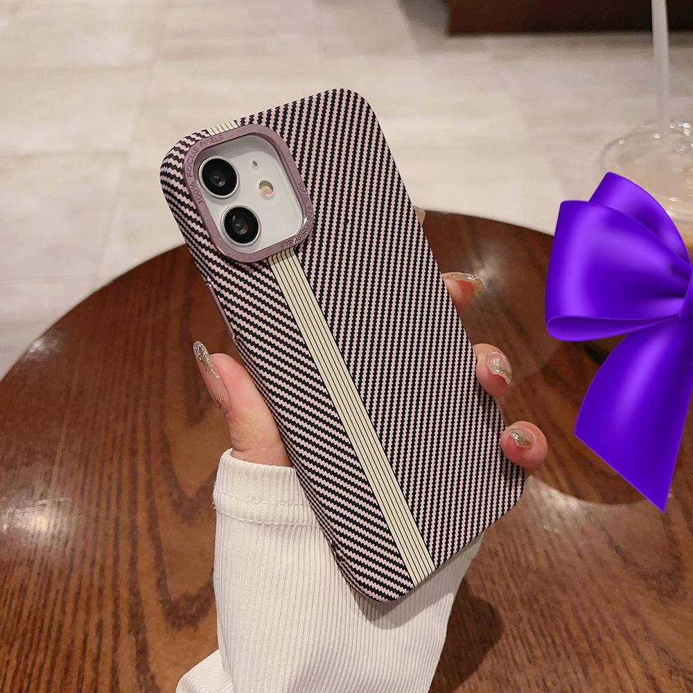 Чехол для телефона из углеродного волокна для iPhone 11 12 13 14 15 16 17 Pro/ Pro Max Задняя крышка телефона Текстура углеродного волокна