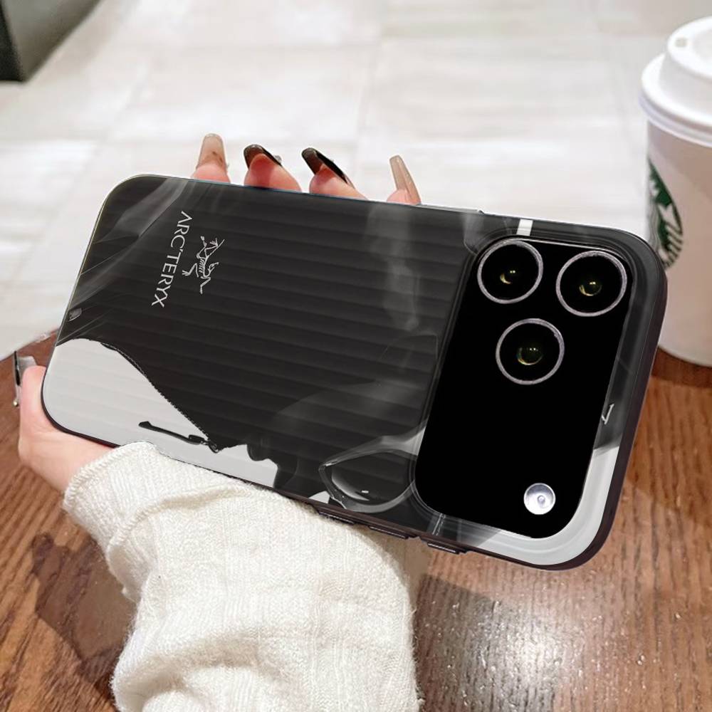 Classic Outdoor Brand A-Arc T-Teryx For IPhone 16 15 14 13 12 11 17 Pro Max Plus Wave Corrugated Phone Case Anti Drop Cover