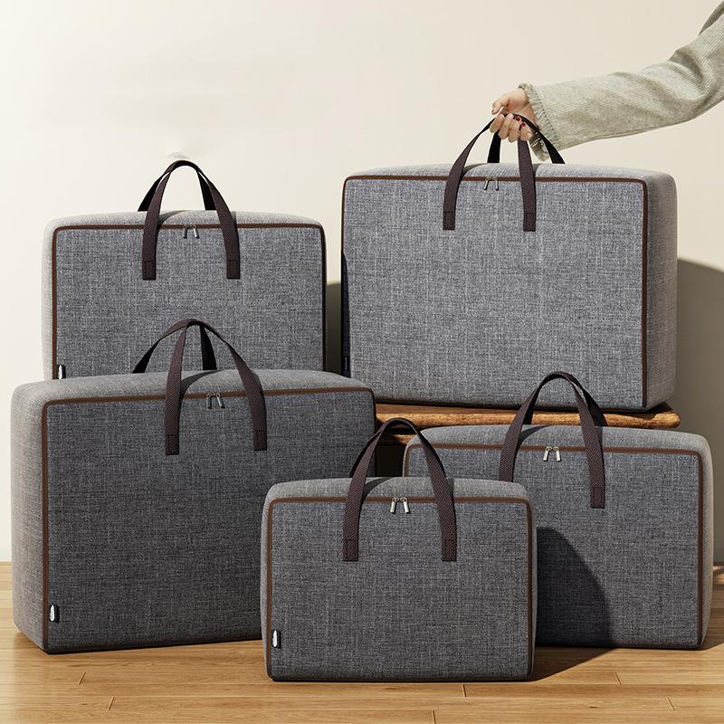 Большие пылезащитные сумки для хранения одежды под кроватью, ткань Оксфорд, стеганое одеяло, водонепроницаемая сумка для хранения, органайзер на молнии, гардеробные коробки