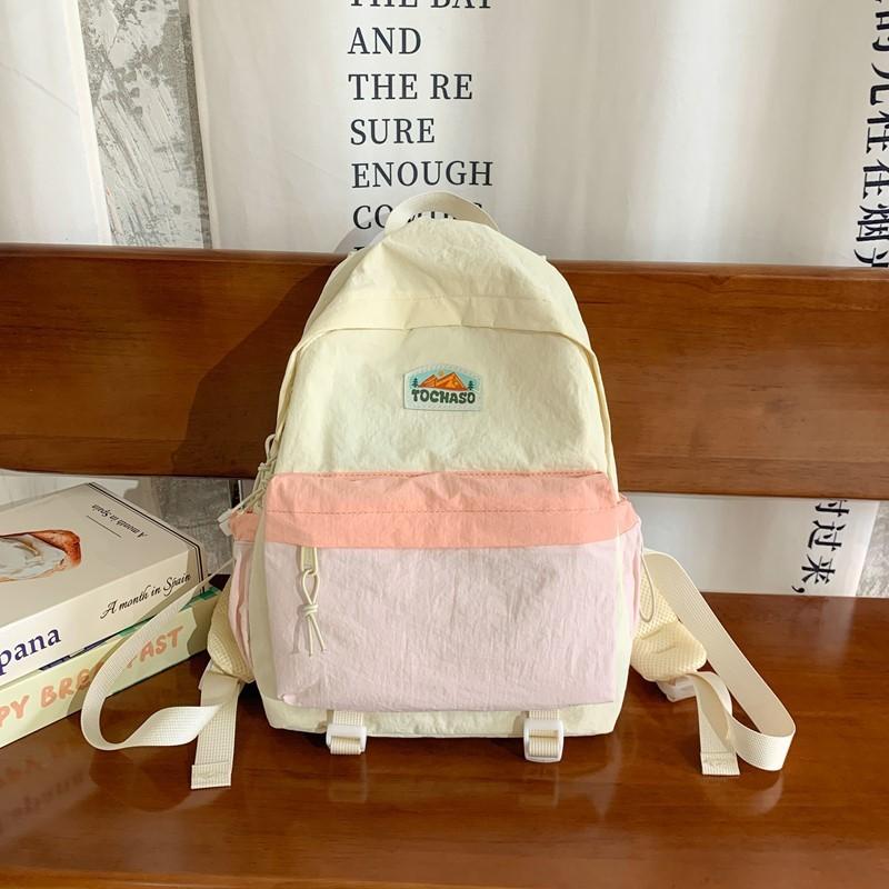 Preschool Kids Backpack Made Of Polyester With Curved Shoulder Straps For School Activities