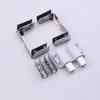 2PCS Zinc Alloy Glass Door Hinge Furniture Cabinet Door Hinge New Frameless Clamp  Glass Cabinet