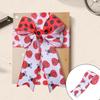Wired Edge Ribbon Polka Dot Wired Ribbon Ladybugs Fabric Ribbon Summer Spring Decorative Ribbon for DIY Craft Wrapping