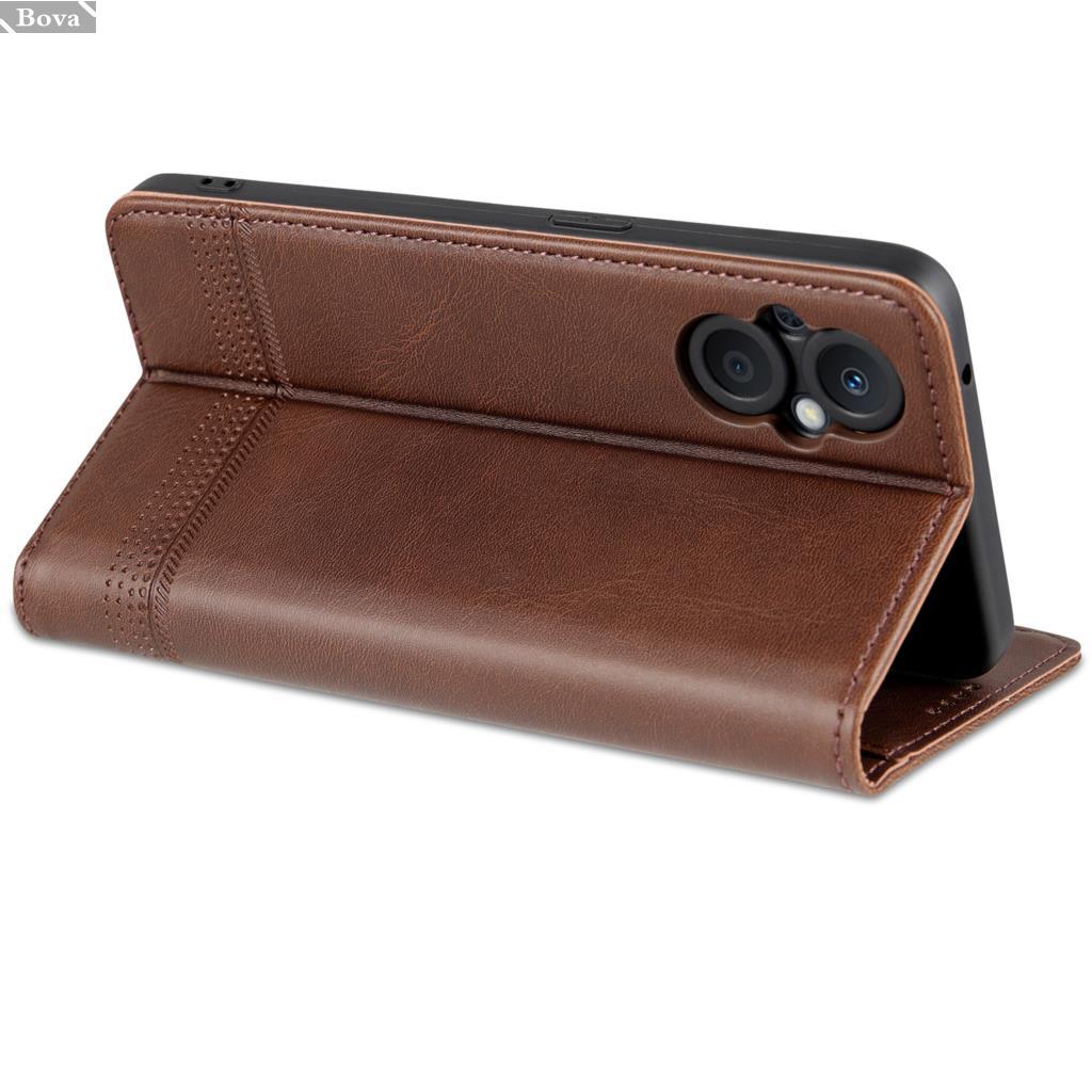 Чехол из искусственной кожи с магнитной адсорбцией для OPPO Reno8 lite / Reno 7 8 lite Reno7 lite Flip Cover Protective Case Fundas Coque