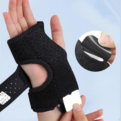 Шины для запястья с туннелем запястья, регулируемые ремни, удобные бинты,